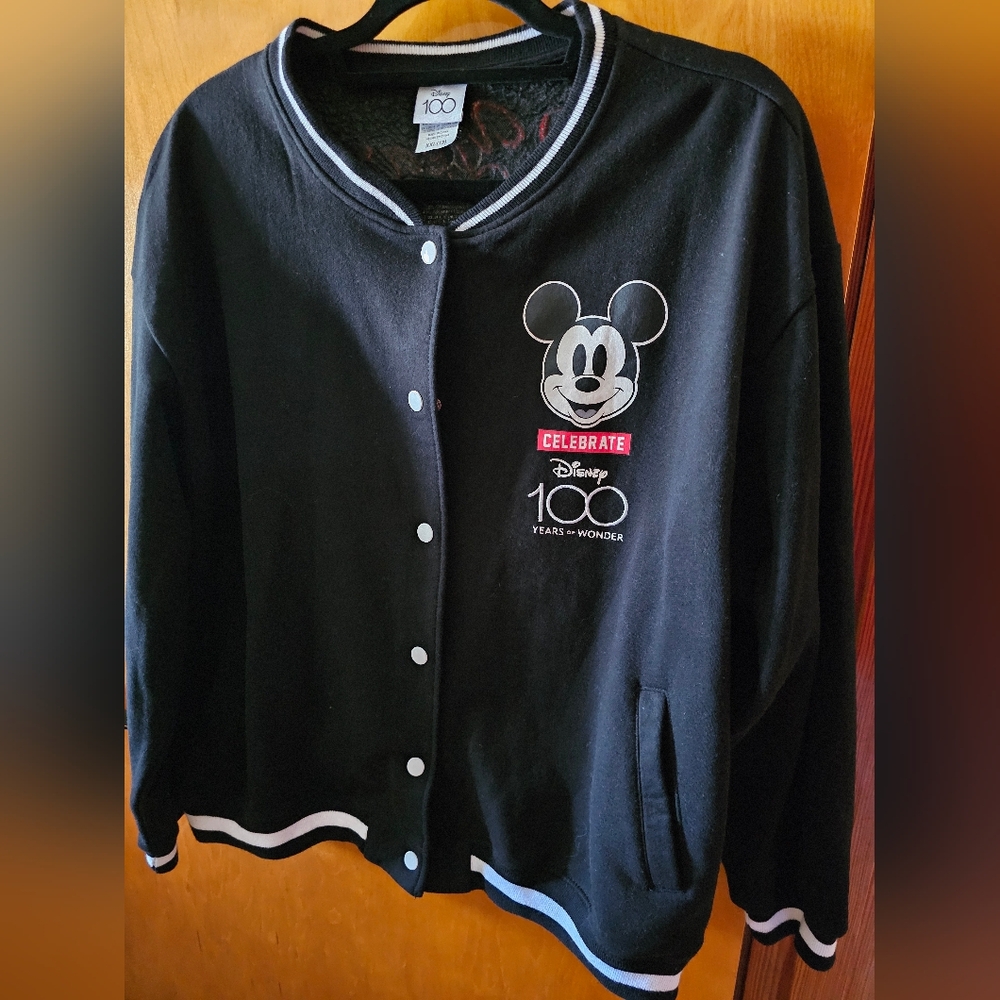 Disney Black and White Mickey Mouse Jacket